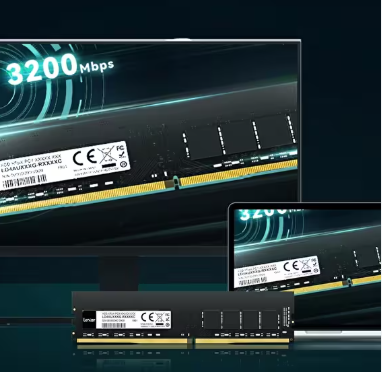 LEXAR 32GB DDR4 3200MHZ CL22 PC RAM VALUE LD4AU032G-B3200GSST